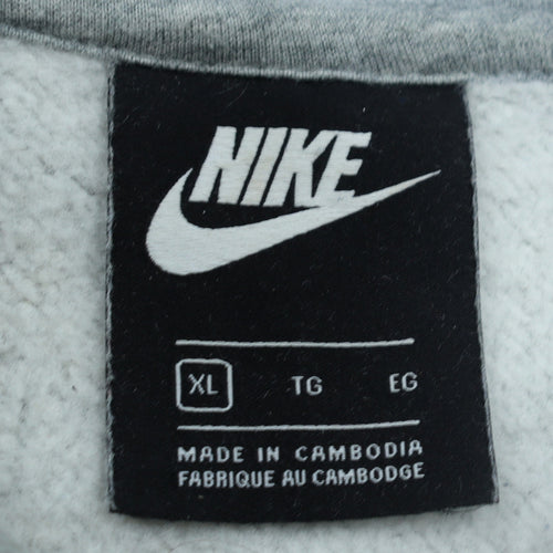 Nike Mens Grey Full Zip Hoodie XL Sportswear Fleece