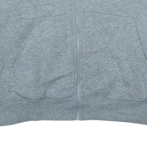 Nike Mens Grey Full Zip Hoodie XL Sportswear Fleece