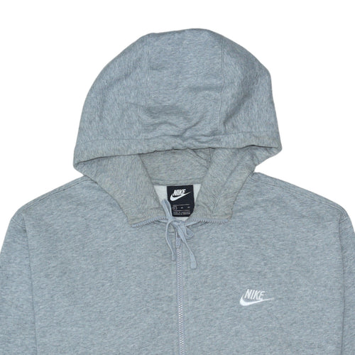 Nike Mens Grey Full Zip Hoodie XL Sportswear Fleece
