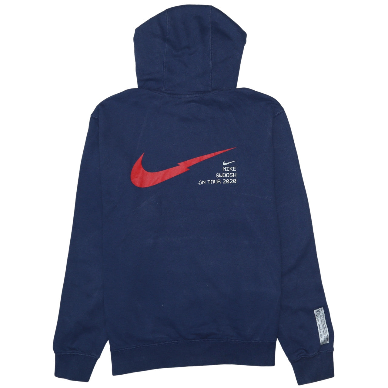 Nike Men's Blue Pullover Hoodie Medium Graphic Sportswear