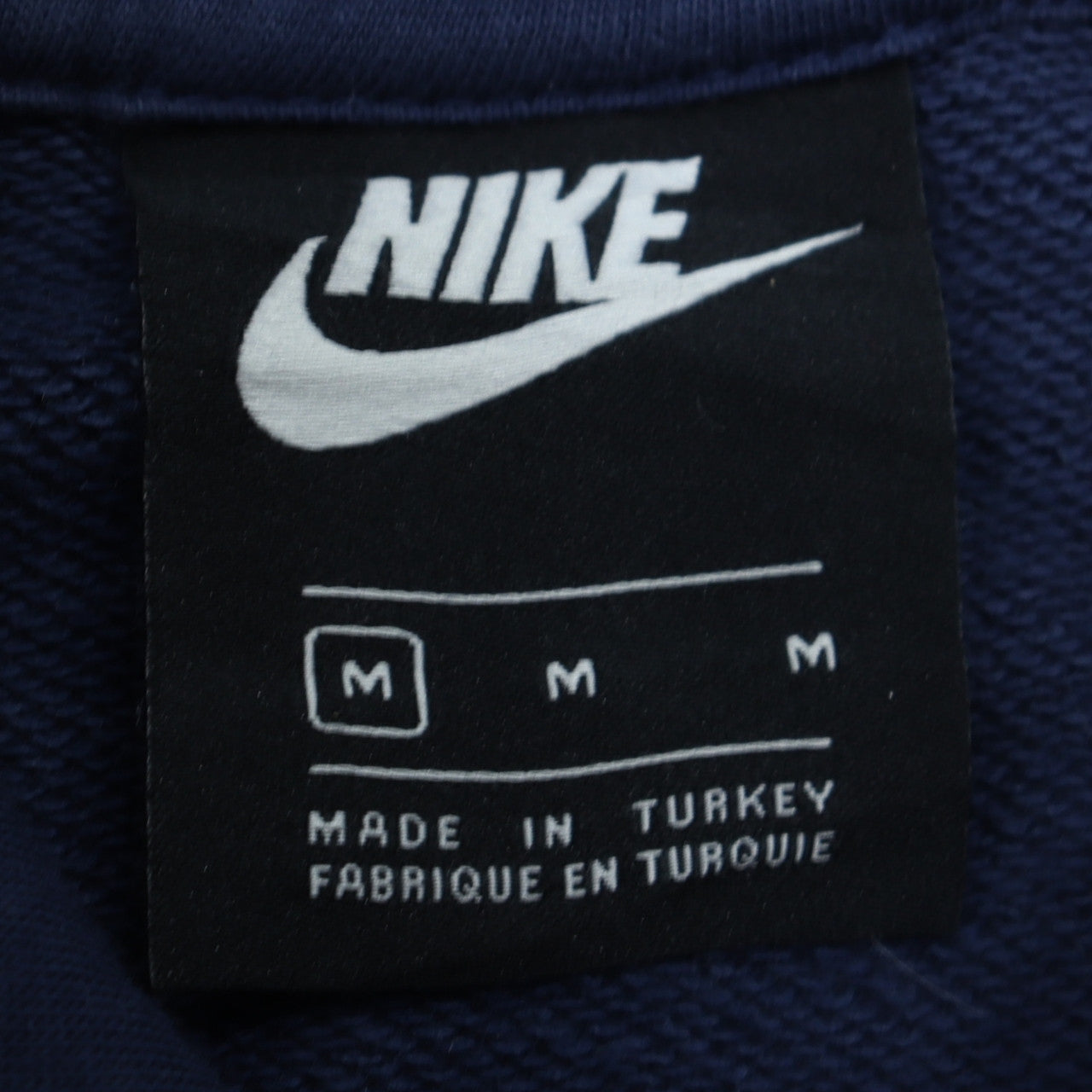 Nike Men's Blue Pullover Hoodie Medium Graphic Sportswear