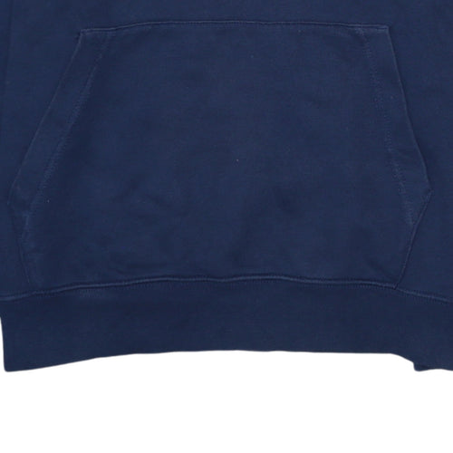 Nike Men's Blue Pullover Hoodie Medium Graphic Sportswear