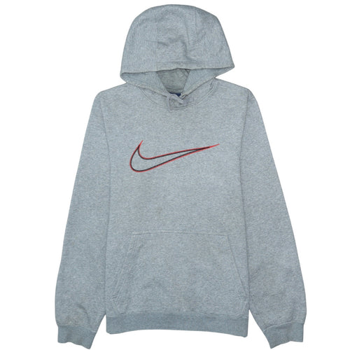 Nike Men’s Grey Pullover Hoodie Small Fleece Sportswear