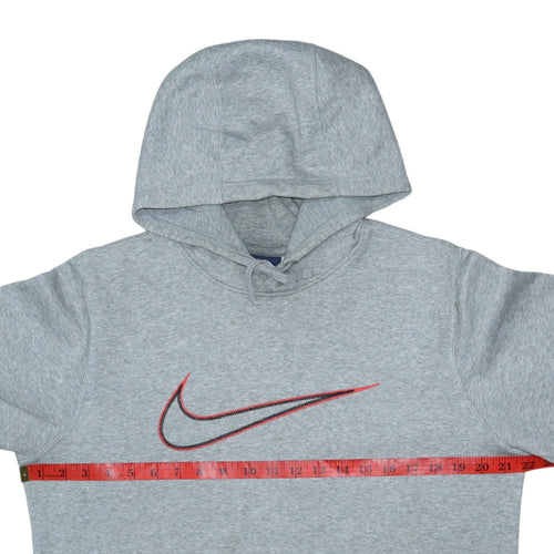 Nike Men’s Grey Pullover Hoodie Small Fleece Sportswear