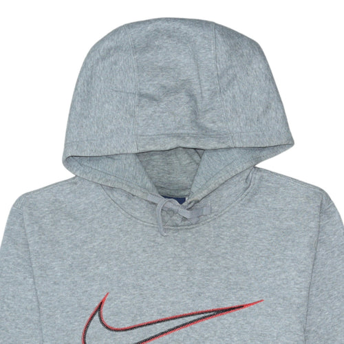 Nike Men’s Grey Pullover Hoodie Small Fleece Sportswear