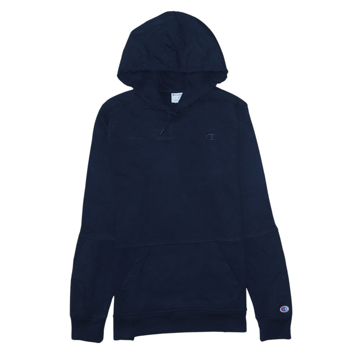 Champion Men’s Navy Blue Pullover Hoodie Size M Cotton Blend