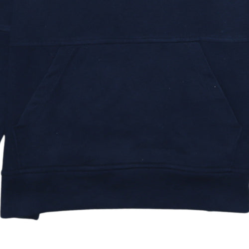 Champion Men’s Navy Blue Pullover Hoodie Size M Cotton Blend
