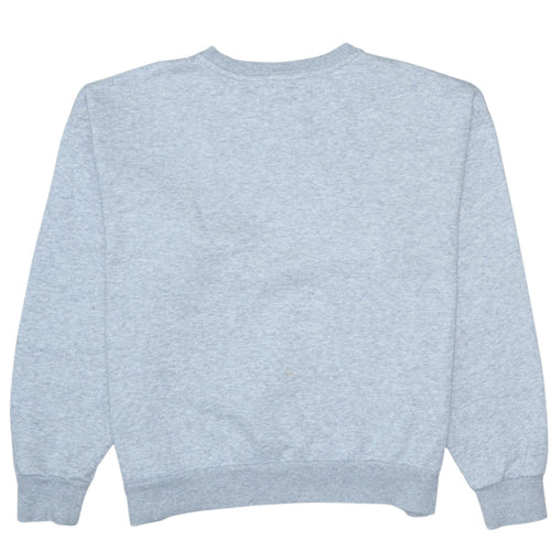 Puma Men's Grey Logo Crew Neck Pullover Sweatshirt Size L