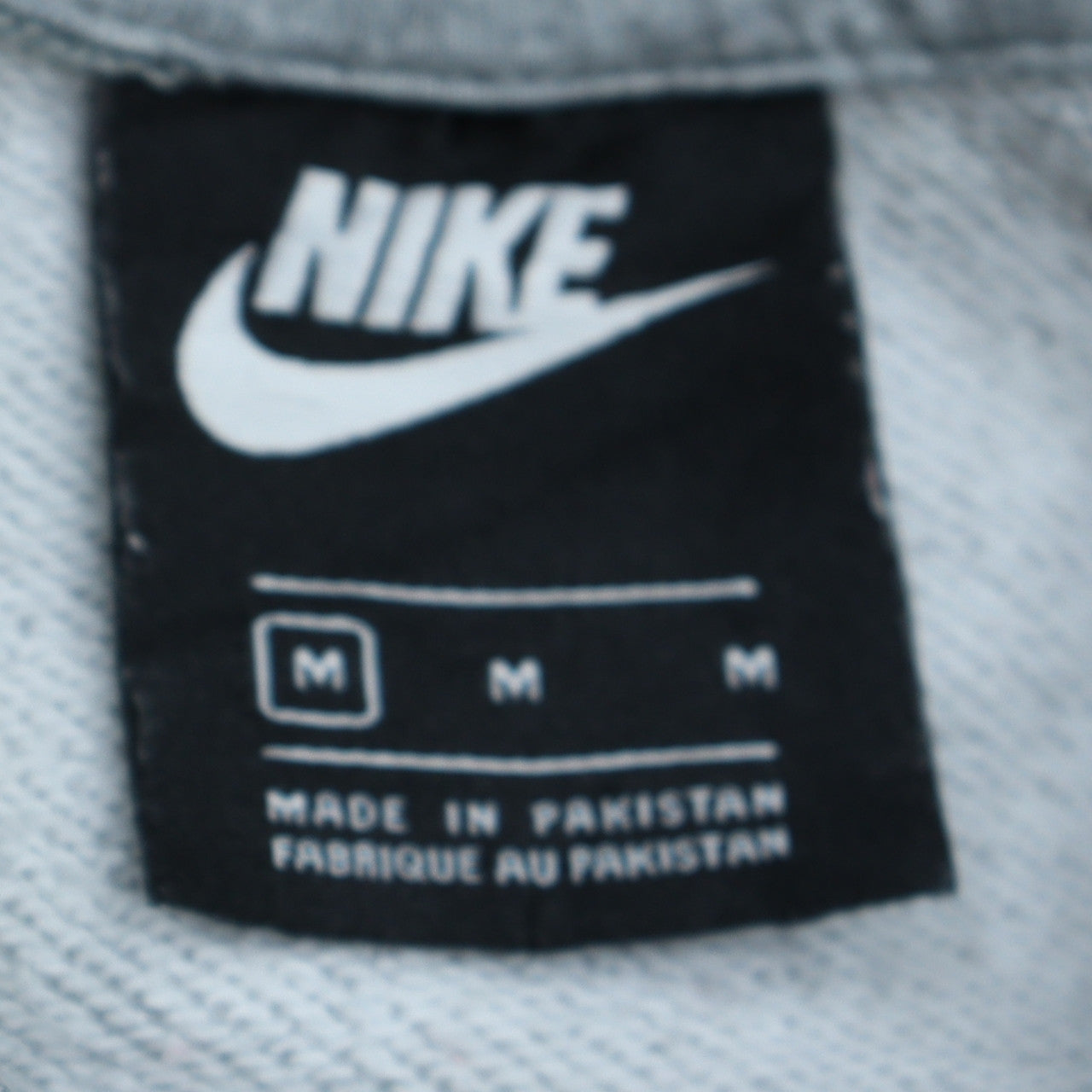 Nike Men's Grey Full Zip Hoodie M Sportswear Logo Sweatshirt