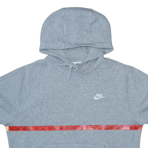 Nike Men's Grey Pullover Hoodie Small Fleece Sweatshirt