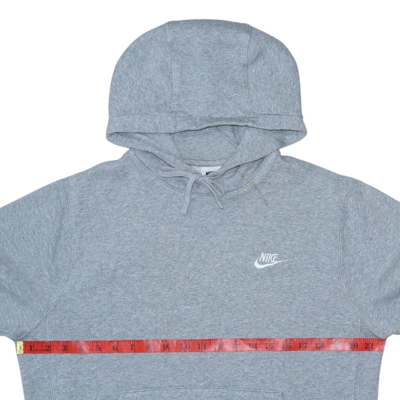 Nike Men's Grey Pullover Hoodie Small Fleece Sweatshirt