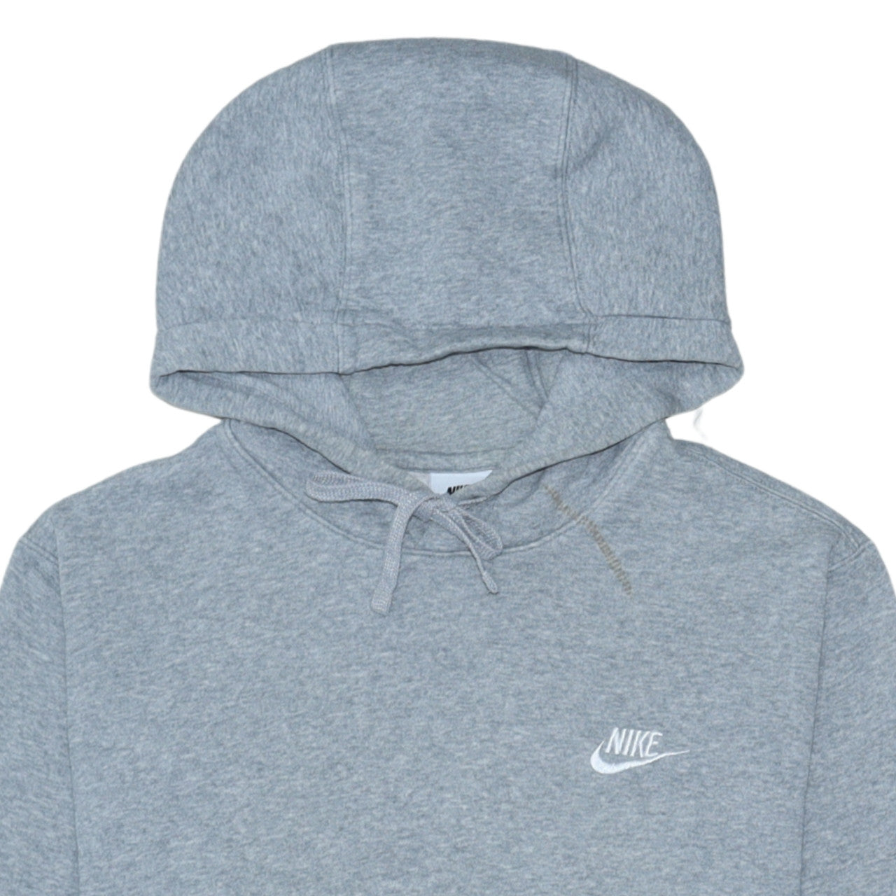 Nike Men's Grey Pullover Hoodie Small Fleece Sweatshirt