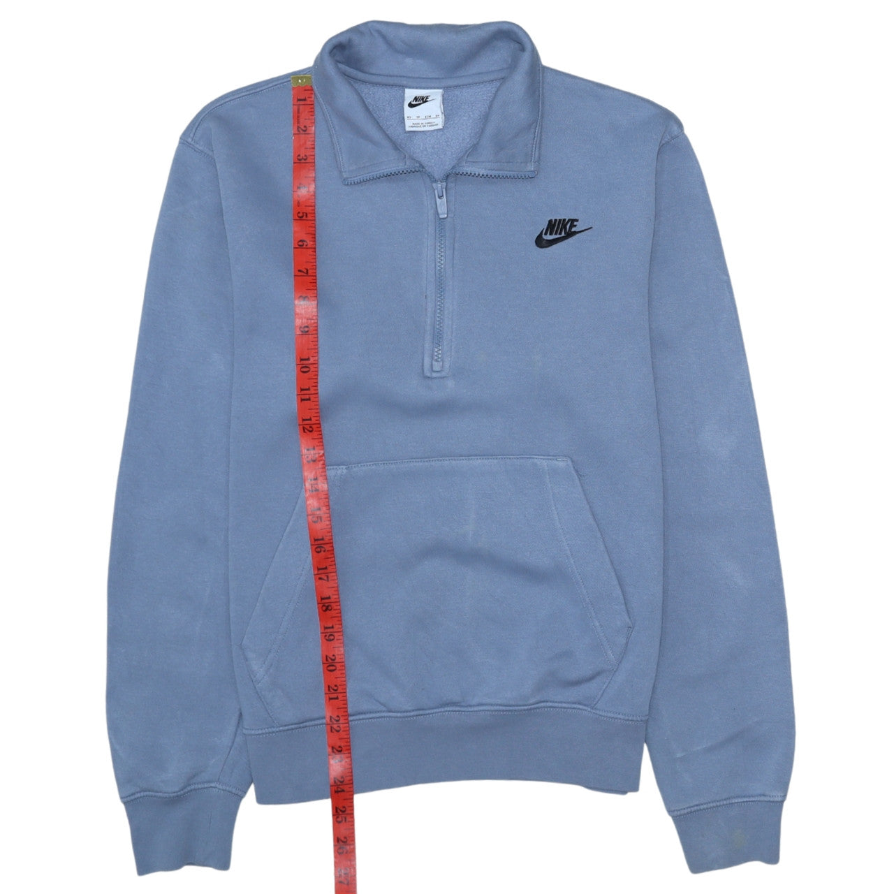 Nike Men's Blue XS 1/2 Zip Fleece Sweatshirt Pullover
