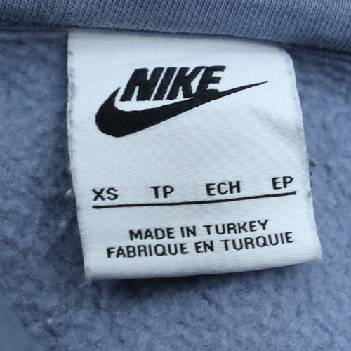 Nike Men's Blue XS 1/2 Zip Fleece Sweatshirt Pullover