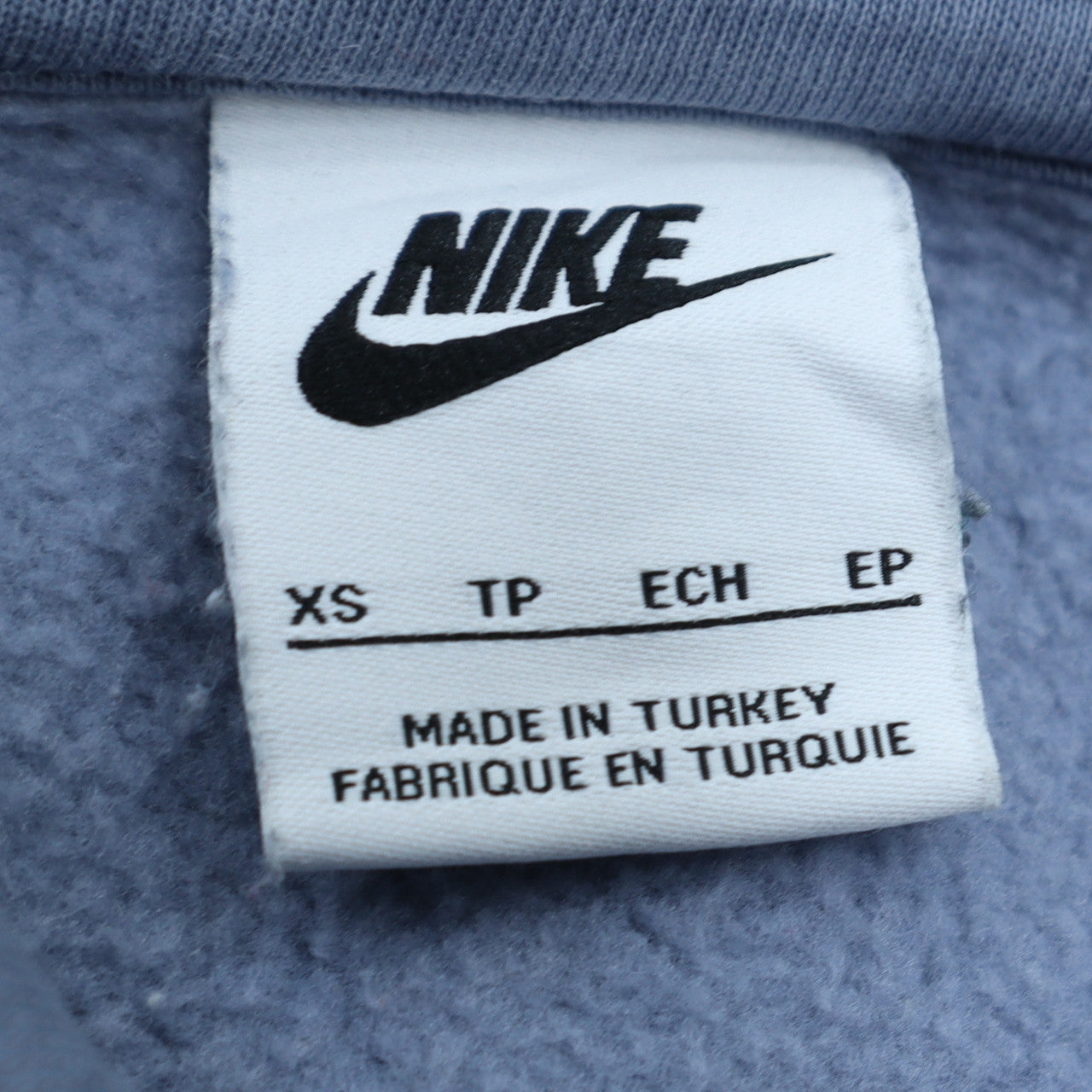 Nike Men's Blue XS 1/2 Zip Fleece Sweatshirt Pullover