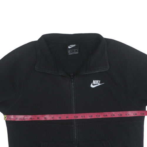 Nike Men's Black XS Full Zip Hoodie Sweatshirt Fleece Cotton Blend