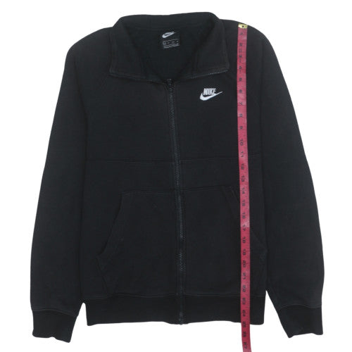 Nike Men's Black XS Full Zip Hoodie Sweatshirt Fleece Cotton Blend