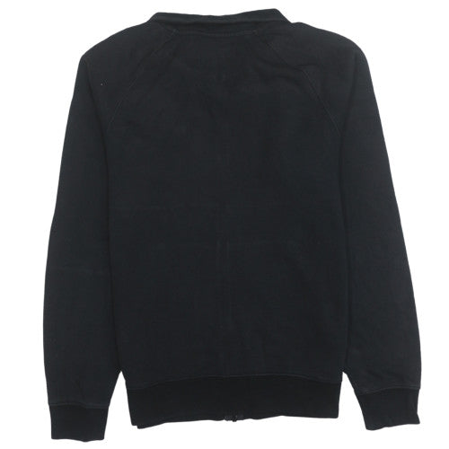 Nike Men's Black XS Full Zip Hoodie Sweatshirt Fleece Cotton Blend