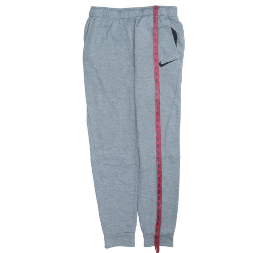 Nike Men's Grey Dri-FIT Jogger Sweatpants Small Polyester Activewear