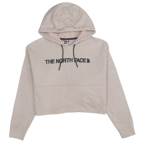 The North Face Womens Beige Cotton Pullover Hoodie Size L