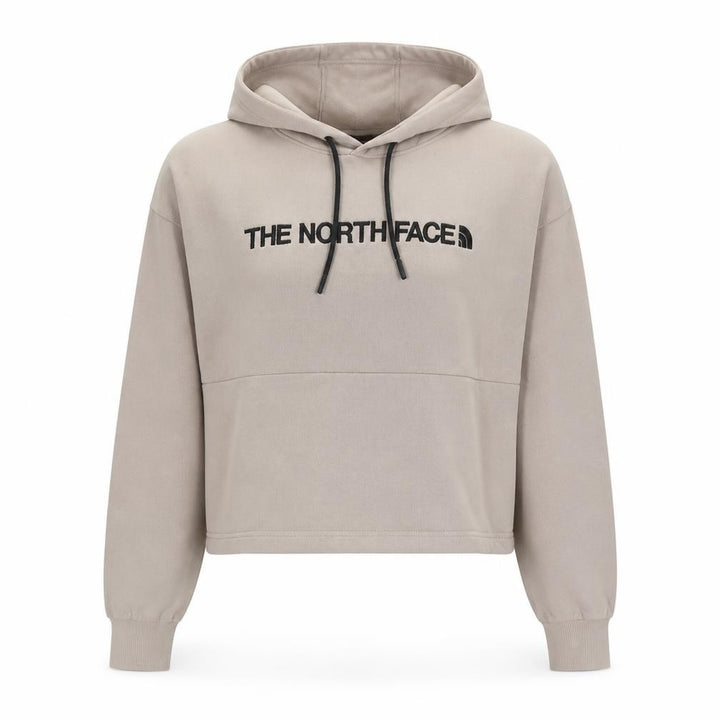 The North Face Womens Beige Cotton Pullover Hoodie Size L