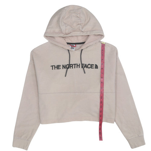 The North Face Womens Beige Cotton Pullover Hoodie Size L
