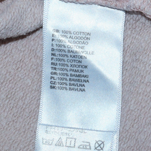 The North Face Womens Beige Cotton Pullover Hoodie Size L