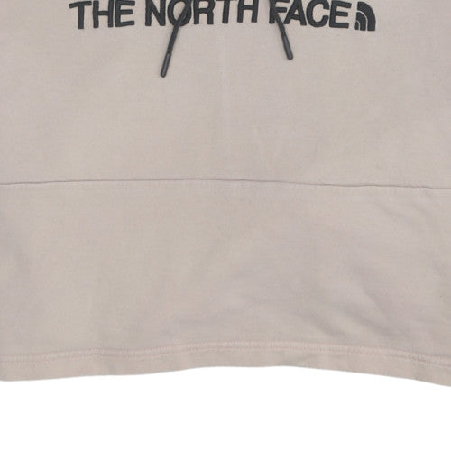 The North Face Womens Beige Cotton Pullover Hoodie Size L