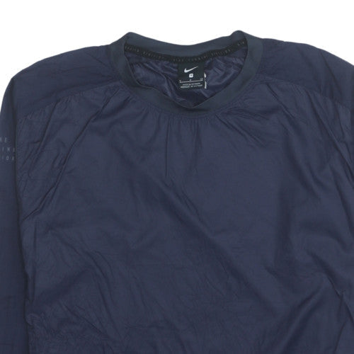 Nike Men's Navy Blue Crew Neck Lightweight Sweatshirt Size S