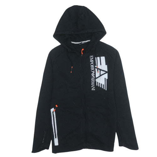 Emporio Armani EA7 Men’s Black Full Zip Hoodie Size M