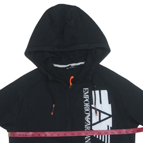 Emporio Armani EA7 Men’s Black Full Zip Hoodie Size M