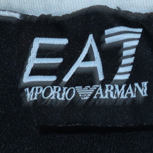 Emporio Armani EA7 Men’s Black Full Zip Hoodie Size M