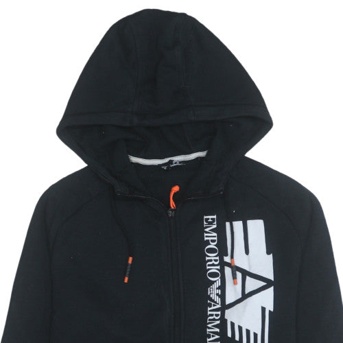 Emporio Armani EA7 Men’s Black Full Zip Hoodie Size M