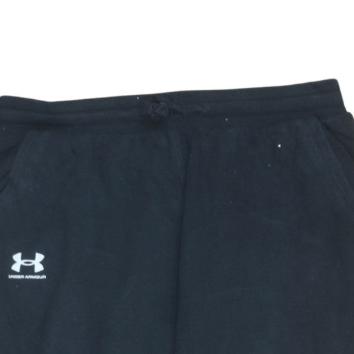 Under Armour Men's Black L Fleece Jogger Sweatpants Loose Fit