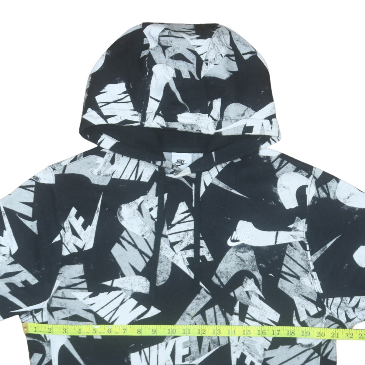 Nike Men’s Black Graphic Logo Pullover Hoodie Size S Fleece Sportswear