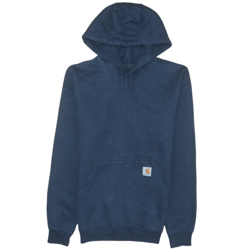 Carhartt Men's Blue Pullover Hoodie XS Heavyweight Fleece