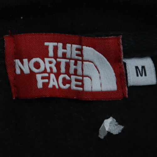 The North Face Men's Black Full Zip Hoodie Size M Fleece Cotton Blend