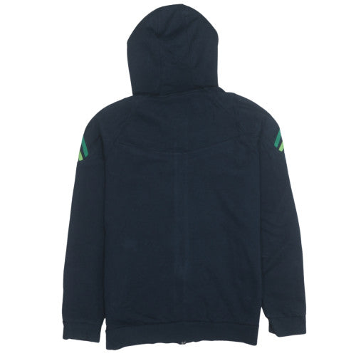 Adidas Teens Blue Full Zip Hoodie XL Green Sports Fleece