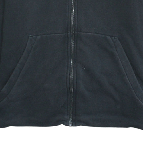 Adidas Teens Black Full Zip Hoodie L Hooded Sweatshirt Casual