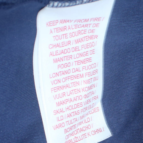 Nike Teens Blue XL Full Zip Hoodie with Logo Design