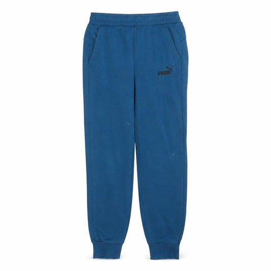 Front view of Puma Men's Blue Jogger Sweatpants M Fleece Lined Activewear