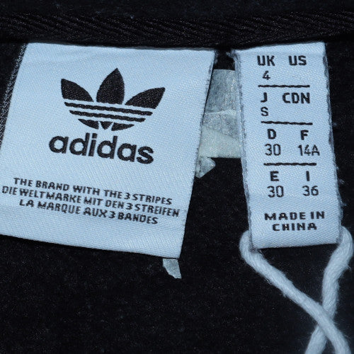 Adidas Womens Black Crew Neck Logo Sweatshirt Size UK 4 Small