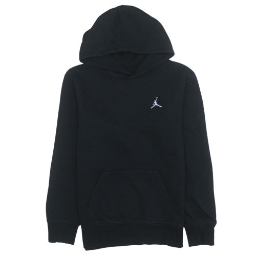 Jordan Teens Black Pullover Hoodie L Regular Fit Fleece