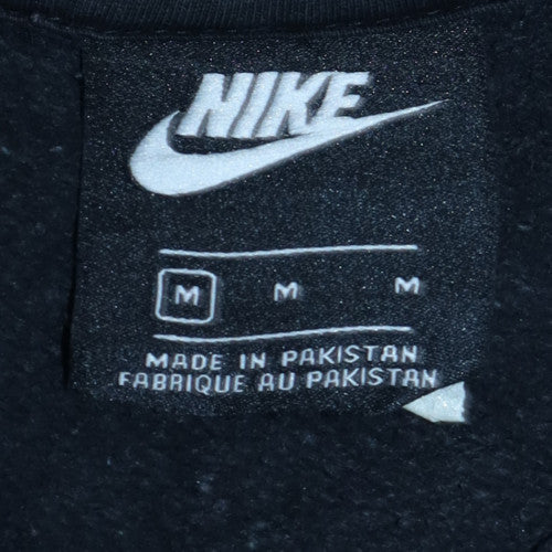 Nike Men's Black Pullover Sweatshirt M Logo Sports Fleece