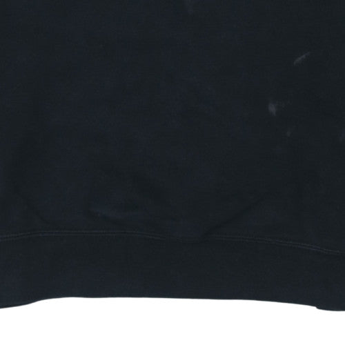 Nike Men's Black Crew Neck Pullover Sweatshirt Medium Fleece
