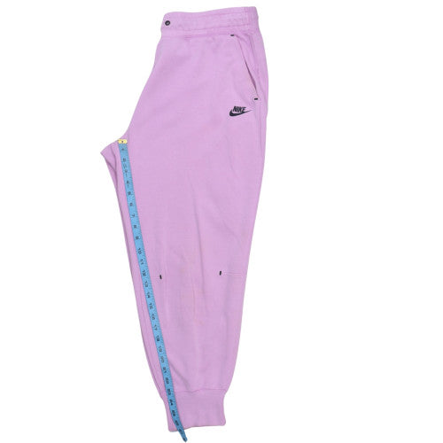 Nike Womens Pink Jogger Sweatpants L Fleece Activewear Trousers