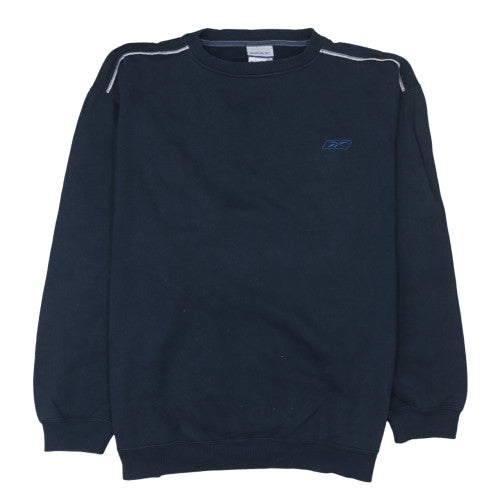 Reebok Men's Blue Crew Neck Pullover Sweatshirt Size L