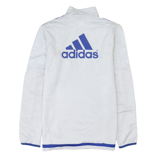 Adidas Men’s White Chelsea FC 1/4 Zip Training Sweatshirt S