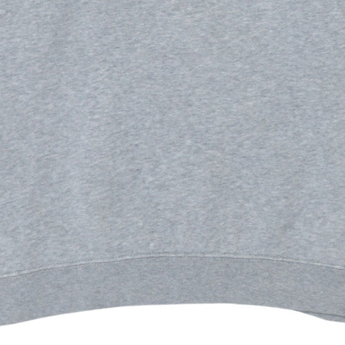 Nike Men Grey Crew Neck Regular Fit Fleece Sweatshirt M