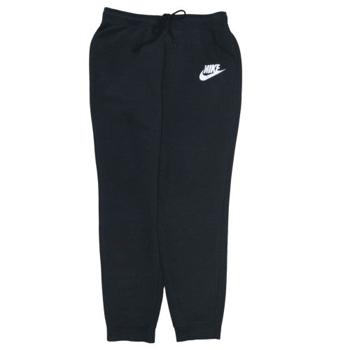 Nike Men's Black Jogger Sweatpants L Regular Fit Fleece Tapered